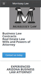 Mobile Screenshot of morrisseylawaz.com